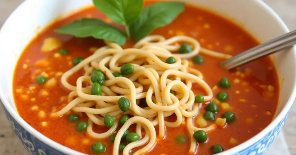 spicy noodle soup