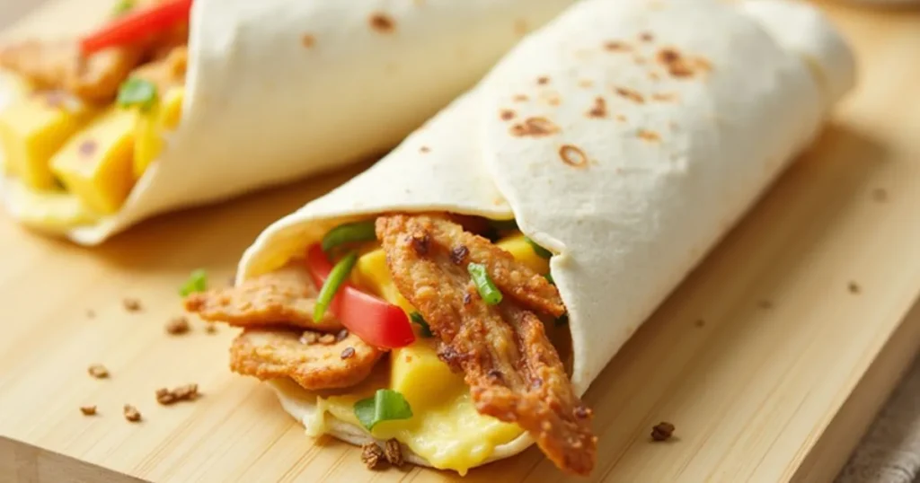 Classic Chicken and Egg Breakfast Burrito