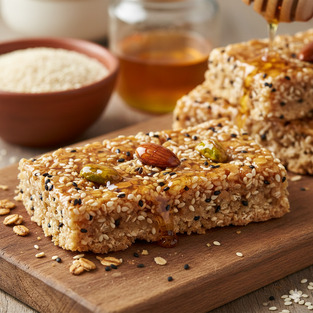 honey sesame bar recipe