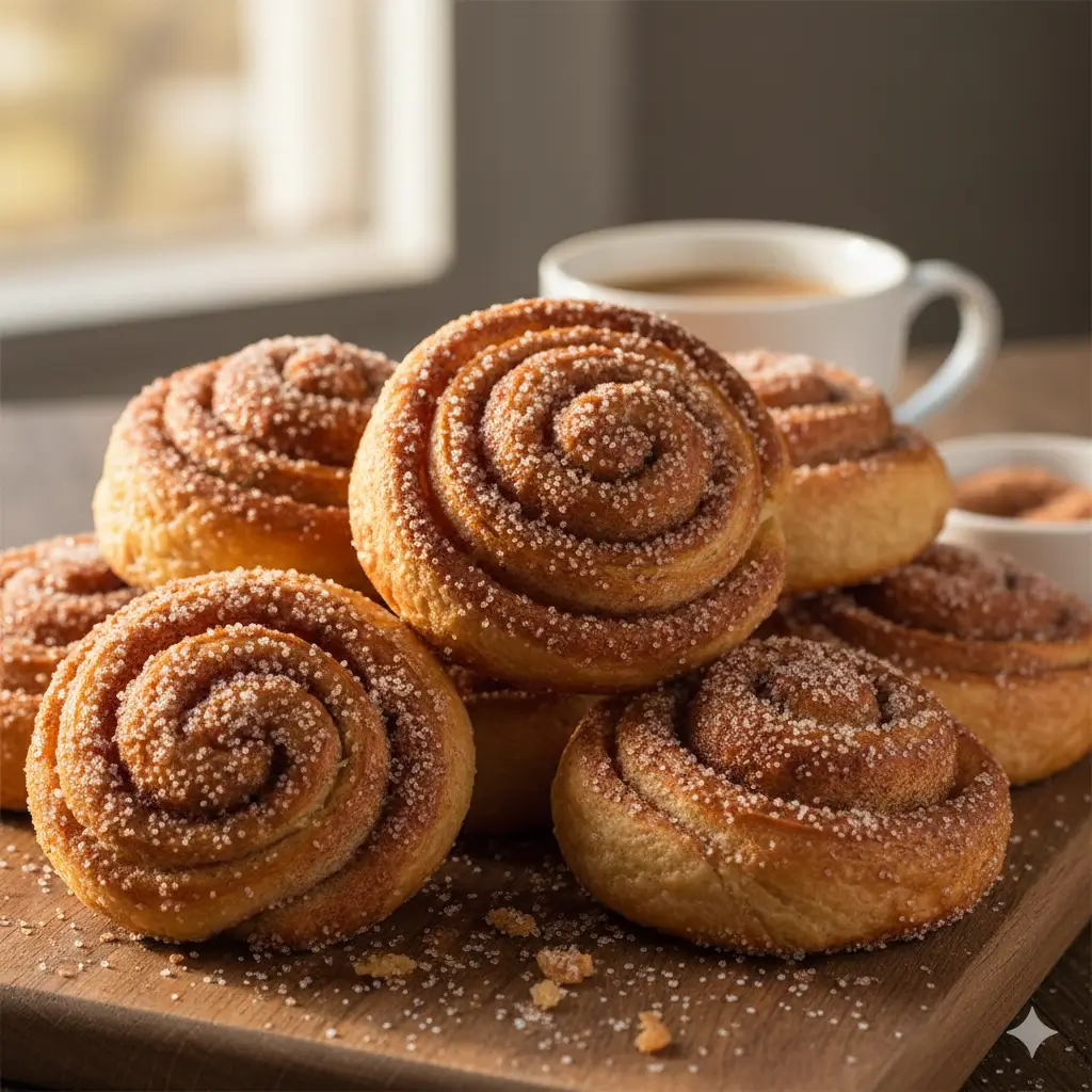 cinnamon sugar cruffins