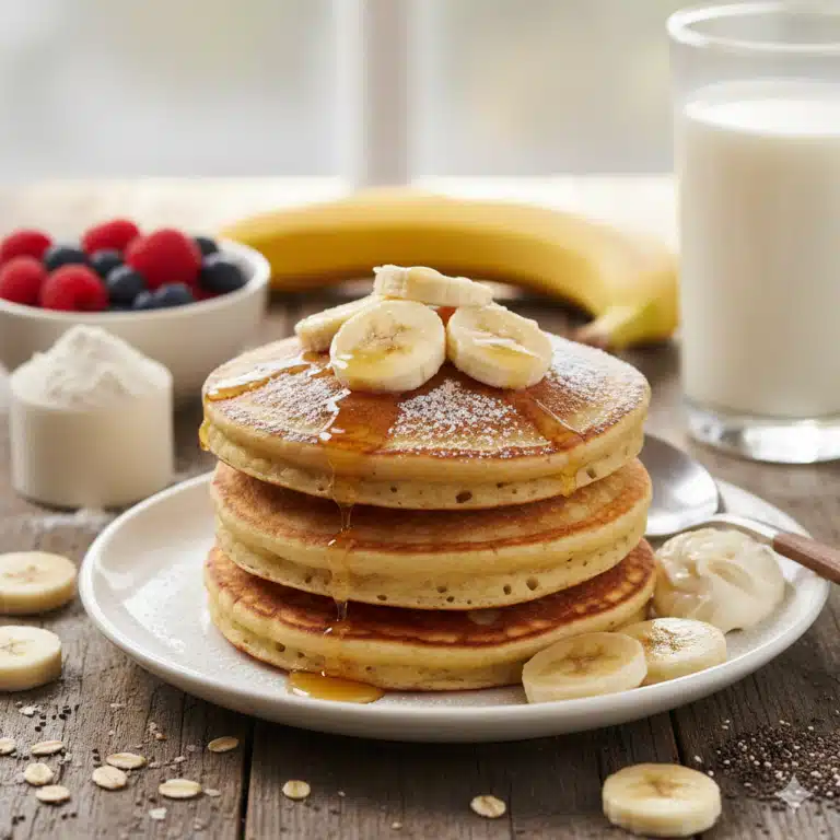 banana protein pancakes