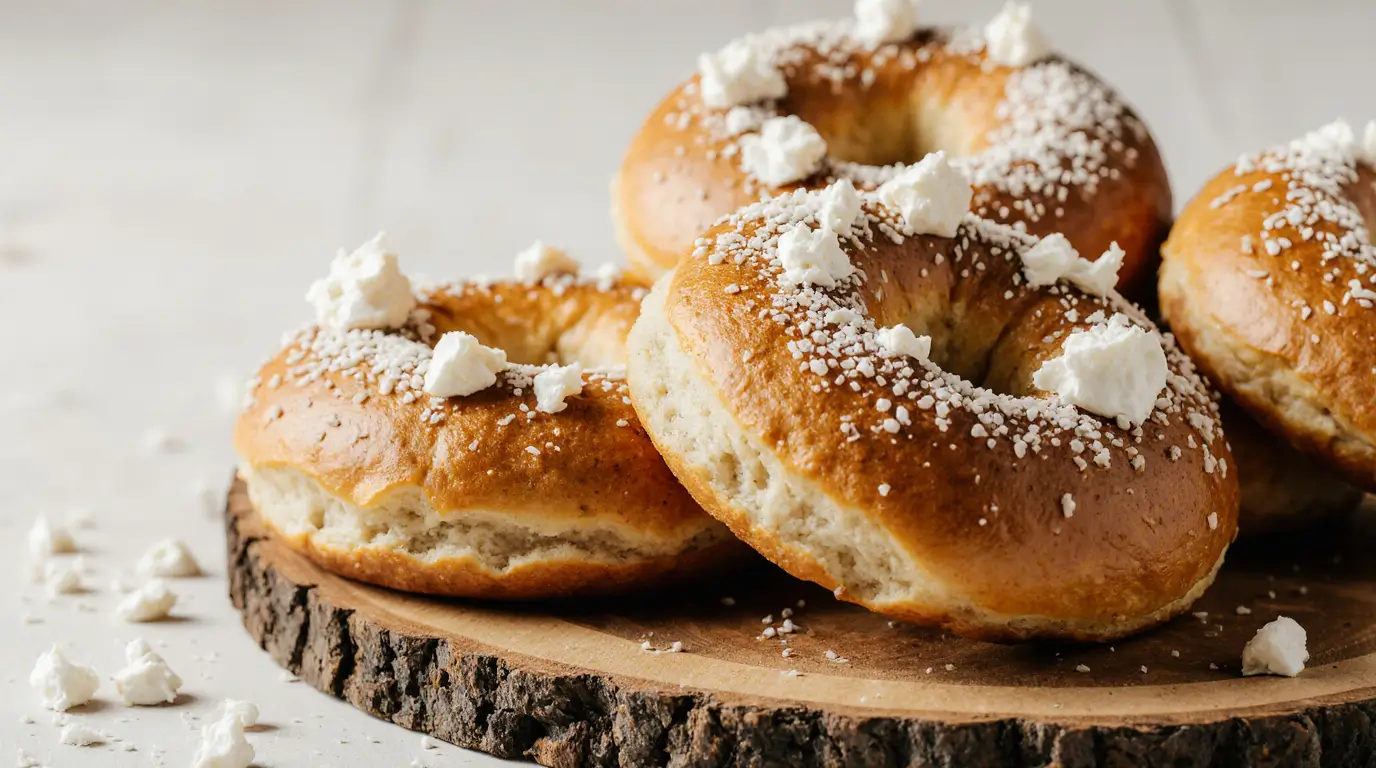 Cottage Cheese Bagels