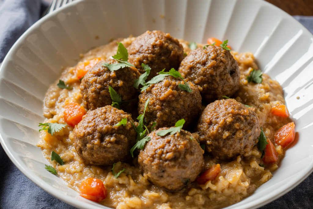 Easy Ground Turkey Meatballs with Oatmeal