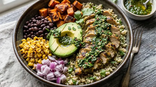 Chimichurri Chicken Bowls