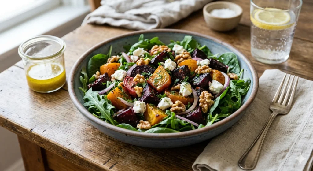 Healthy Roasted Beet Salad 