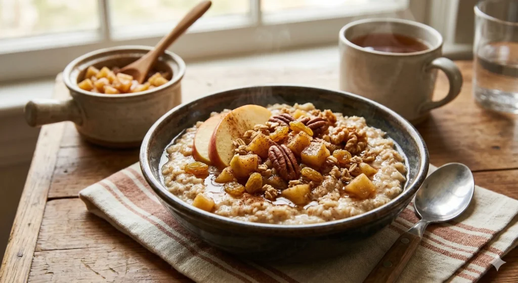 easy apple cinnamon oatmeal recipe