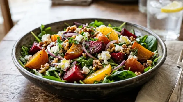 Healthy Roasted Beet Salad