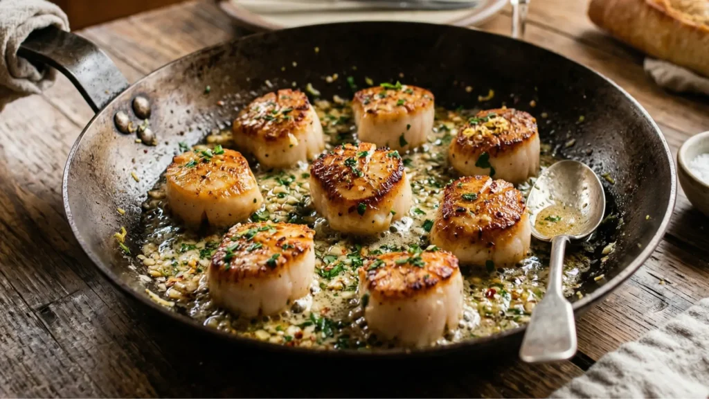 scallops with garlic butter